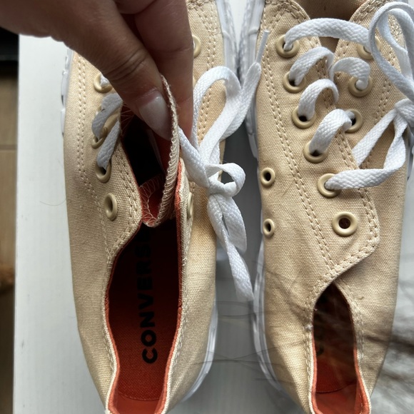 Converse Chuck Taylor All Star canvas platform sneakers in light twine - Picture 5 of 7